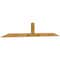 Ekena Millwork Portland Rough Sawn Timber Gable Bracket, Western Red Cedar, 96"W x 16"H x 2"D x 4"F, 4/12 Pitch GBW096X16X0204POR00RWR - alternate 3